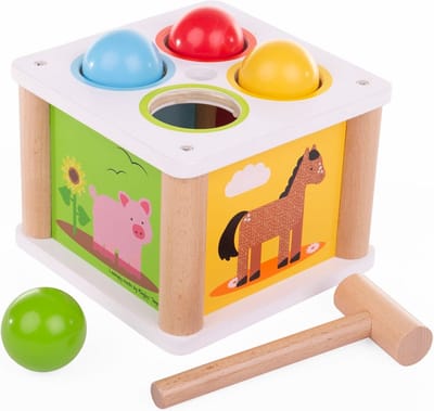 Bigjigs houten speelgoed tik op de bal
