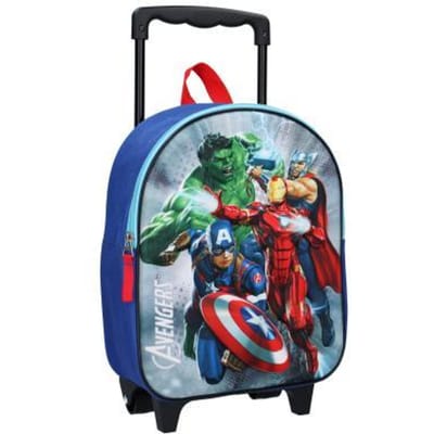 Marvel Avengers handbagage reiskoffer/trolley blauw 31 cm voor kinderen - Reistassen op wielen voor jongens