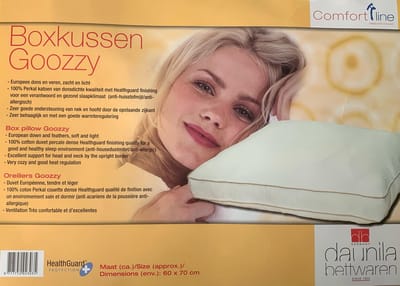 Groozzy Boxkussen - 15% Dons - 60x70cm