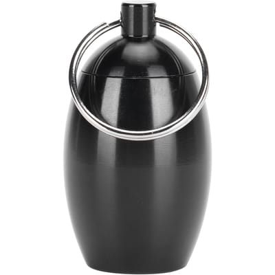 Multifunctionele Mini Waterdichte Pillendoosje Medicijndoos Fleshouder Container voor Zwembad Sauna black