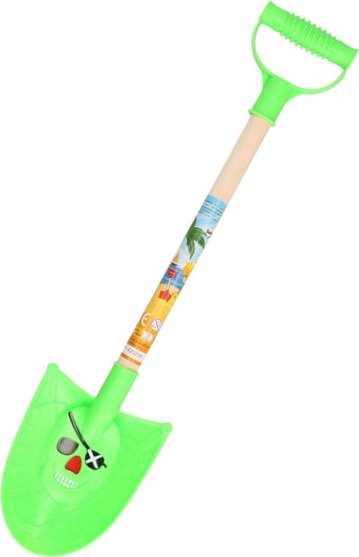 Summerplay Speelgoed piraten schep - voor kinderen - punt - kunststof - groen - 49 cm