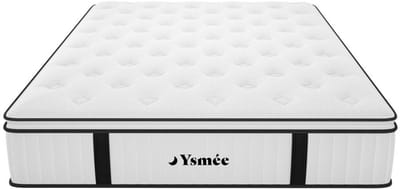 Vente-unique Matras 140 x 200 cm met pocketveren en dekmatras van 28 cm - AMERICAN DREAM van YSMÉE L 200 cm x H 28 cm x D 140 cm