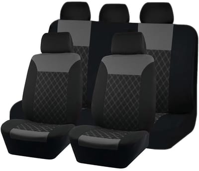 Dailygoods- Autostoelhoezen 9-delige set - Voorstoelhoezen - Achterbankhoezen - Autostoelbeschermers - Universeel - Duurzaam materiaal - Stoelhoes