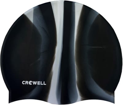 Crowell Badmuts Zwem Siliconen Multi Flame Zwart-Grijs kol.11