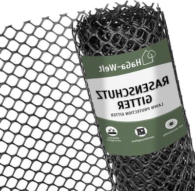 HaGa® Gazonbeschermingsrooster, 1,3 x 10 meter, bodemversterking, gazonrooster kan worden gereden, bestand tegen verrotting, extreem stabiel, uitgebreide bescherming