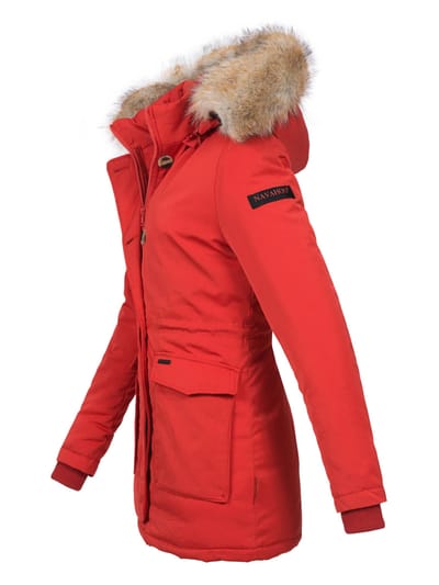 Navahoo Dames Winterjas Schneeengel – Warm, Waterafstotend & Met Afneembare Bontkraag