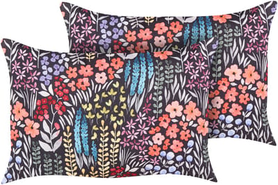 CASTELARO - Tuinkussen set 2 - Meerkleurig - 40 x 60 cm - Polyester