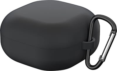 Cadorabo Hoesje geschikt voor Galaxy Buds PRO / LIVE / Buds 2 in ZWART - Draagbare Silicone koptelefoon beschermhoes Case