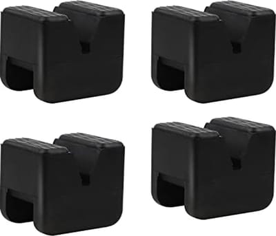 Universele rubberen pads voor krik - 4 stuks, bescherming voor auto en SUV, 60 x 50 x 44 mm
