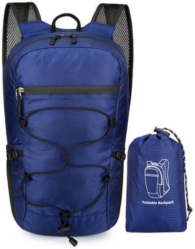 VHV - Rugzak - Opvouwbare wandelrugzak - Lichtgewicht dagrugzak - Waterbestendige tas - Voor reizen wandelen en fietsen
