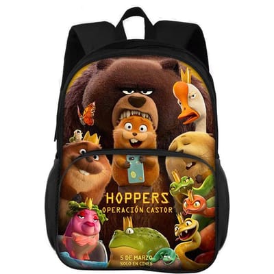 Reisrugzak Kinderen Grote Capaciteit Rugzak Cartoon Film Studenten Schooltassen voor Meisjes Jongens Cartoon Hoppers Boekentas