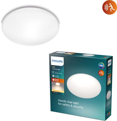 Philips Shan plafonnière - met sensor - warmwit licht - 12 W