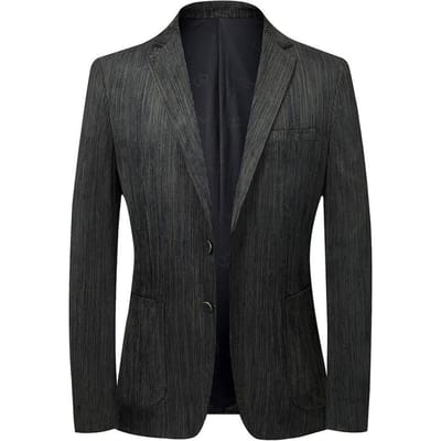 Herfst Nieuw Heren Casual Pak Kreukvrij Niet-strijken Koreaanse Versie Klein Pak Top Pak XXXXL black