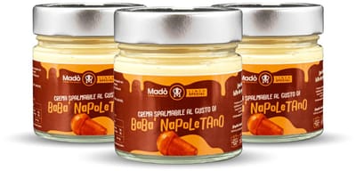 Mado Crème Napolitaanse Baba pasta – Italiaanse broodbeleg - spread – 200 g