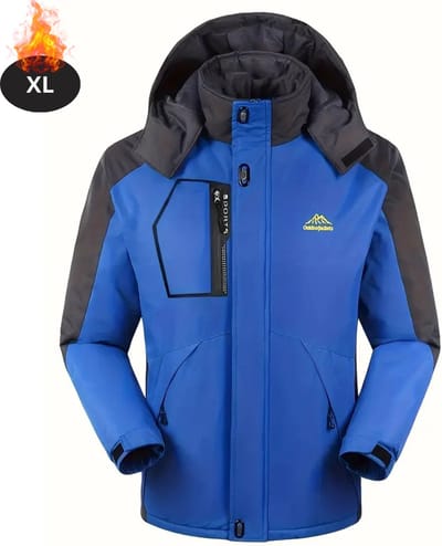 Livano Skipak - SkiBroek - Skijas - Ski Suit - Wintersport - Heren - Winter - Warm Fleece - Blauw - Maat XL