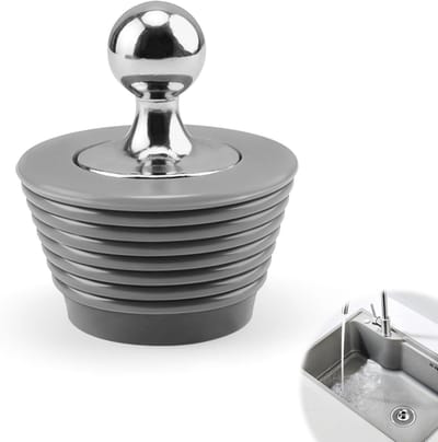 Solidchoice - Spiralen Rubber Stopper met Handvat voor Keuken en Badkamer