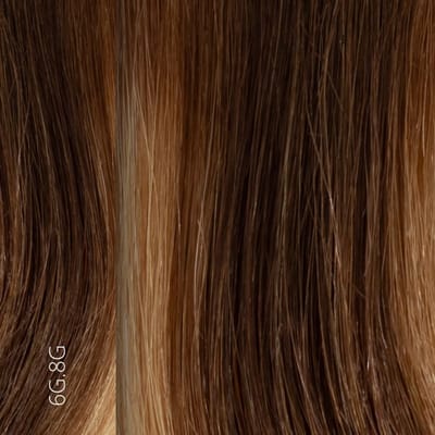 Balmain Backstage Weft 100% Human Hair  #6G.8G 55cm