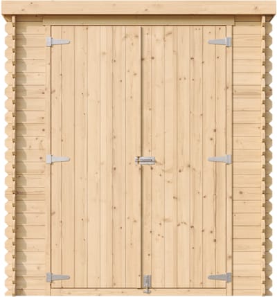 Timbela M309C1 - Houten Tuinhuis - 3,53 m² - 204x204xH200 cm - zonder vloer