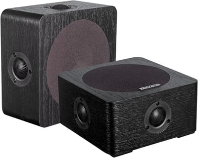 Surround Luidsprekers - Home Cinema - Films Kijken - Quadripolair Ontwerp - Paar - Zwart