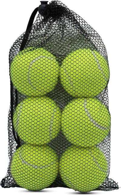 Tennisballen Set - Oefenballen Training - Beginner Tennis Spel - Hoge Elasticiteit - Standaard Maat - Geel