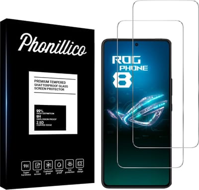 Screenprotector voor Asus Rog Phone 8 - 2 stuks Beschermglas van glas Transparante glazen schermbeschermfolie