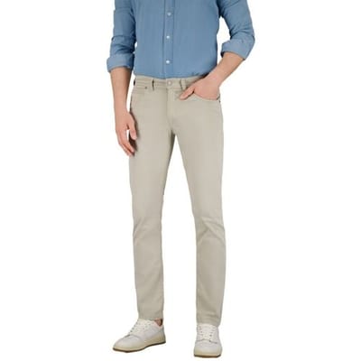 Gardeur Broek Bradley Move Lite Stretch Performance Cotton Tencel Blend Licht Beige / male