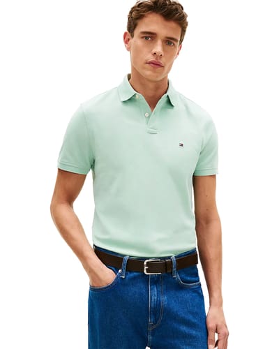 Tommy Hilfiger 1985 Regular Polo Crushed Mint Größe: XL | Poloshirts Outlet | Herren | Cyan