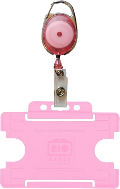 Badgehouder met Yo Yo Clip en ID-Kaarthouder - Diverse Kleuren