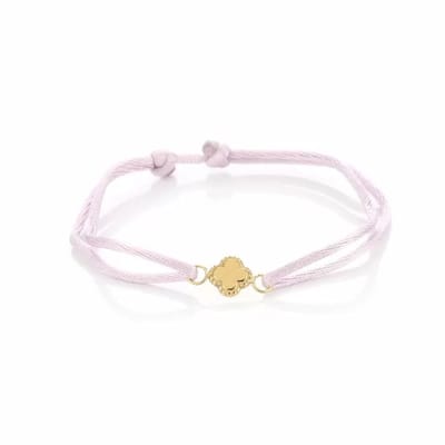Bijoutheek Armband (Sieraad) Touw Klaver (One Size) Lila