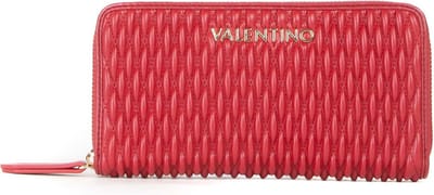 VALENTINO Portemonnee Frequency Re Zip Around Wallet Rosso Scuro Donkerrood