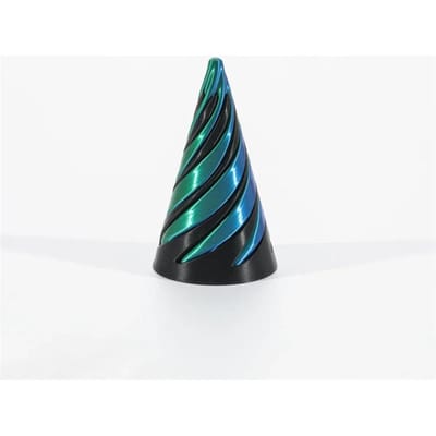 3D Geprinte Spiraalkegel Onmogelijke Piramide Doorgangssculptuur Doorgang Piramide Mini Wervelwind Draad Illusie Bordspel