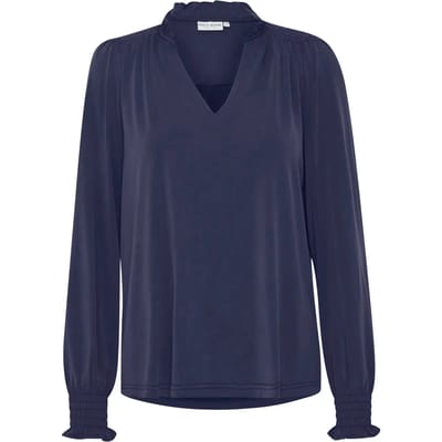 V-hals blouse voor dames Pulz Jeans Lippa
