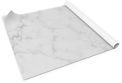 Tulup Meubelfolie - Grijs Plakfolie Meubels - 100 x 50 cm - Marmerpatroon Meubelsticker - Marmer- en steeneffect Meubel Make-Over - Zelfklevende Meubelwrap