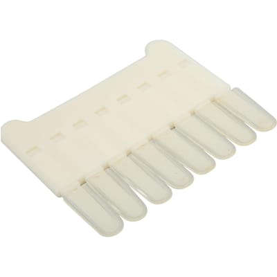 1 Stuk 8 Rijen Bijenmelk Oogst Slijm Pen Schraper Afneembare Kop Plastic Zachte Wisser Bijenteelt Gereedschap voor Buiten white