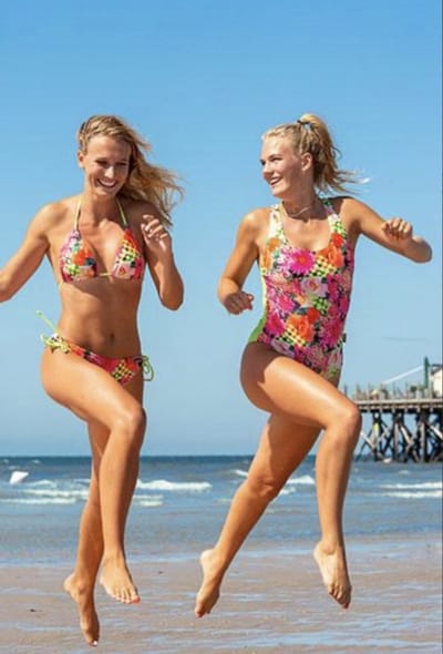Beco Fresh Flowers Triangle Bikini | B Cup | Multicolor - 36