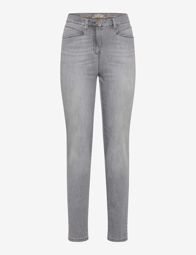 Raphaela by Brax Dames Jeans  Style LUCA GREY USING & BUFFIES, denim mediumgrijs, maat 36