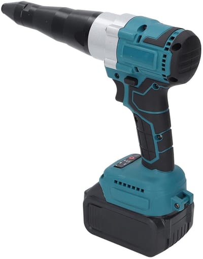 Klinknagelpistool Set - Automatisch Klinkgereedschap - Metaal Verbinden - Eén Sleutel Bediening - 38 cm - Zwart