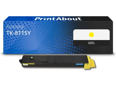 PrintAbout huismerk Toner TK-8115Y Geel Geschikt voor Kyocera