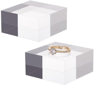 Solidchoice - Dailygoody - Transparante acryl kubus - Display blokken set