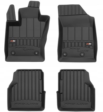 FROGUM 3D Rubberen Automatten Set - Geschikt voor Alfa Romeo Tonale (vanaf 2022) - Hoogwaardig TPE - 6 cm Hoge Rand - Geurloos - Zwart