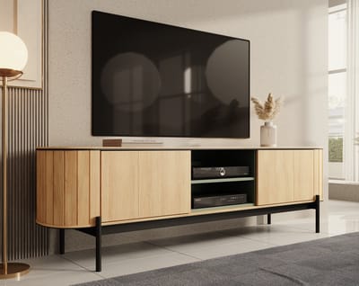 Meubella - TV-Meubel Royale - Eiken - 200 cm