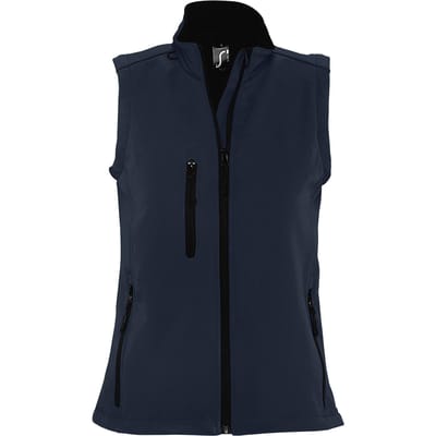 SOLS Dames/dames Rallye Soft Shell Bodywarmer Jacket (Franse marine)