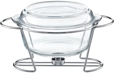 Ambition Saule Ovenschaal Rond met Warmer 4L