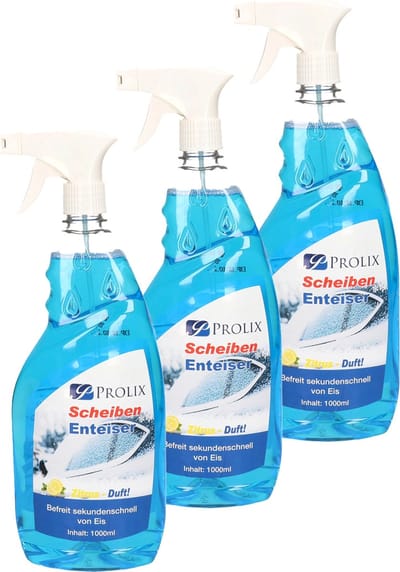 Humbert Ruitenontdooier spray - 3x - voor auto - 1L - antivries sprays - winter/vorst