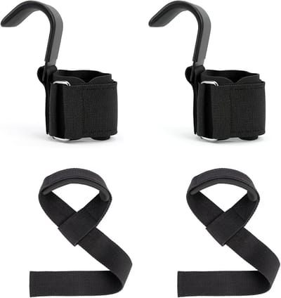 Trekhulpen en haken voor krachttraining, gymnastiekriemen en deadlift polssteun, fitness accessoires voor optimale prestaties