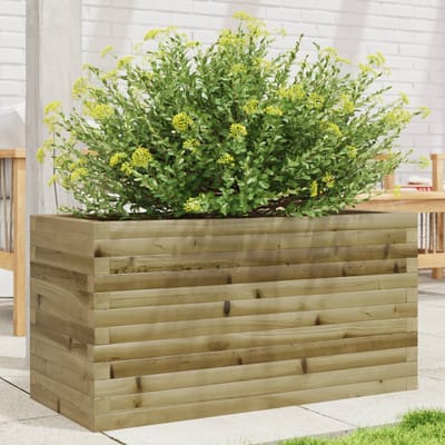 vidaXL - Plantenbak - 90x40x45,5 - cm - geïmpregneerd - grenenhout