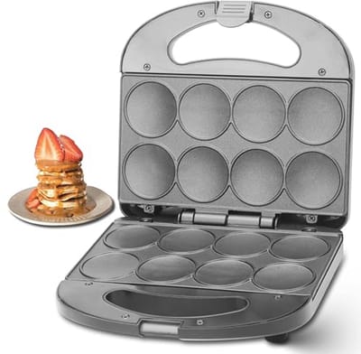 Mini Pannenkoekenmachine voor Kleine Pannenkoeken - Ideaal voor Ontbijt en Snacks