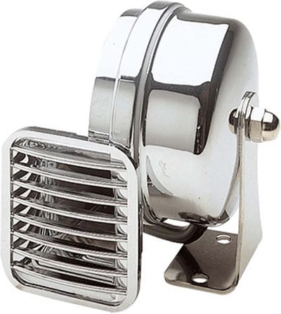 Vetus Lage Toon Enkele Claxon 12v Zilver
