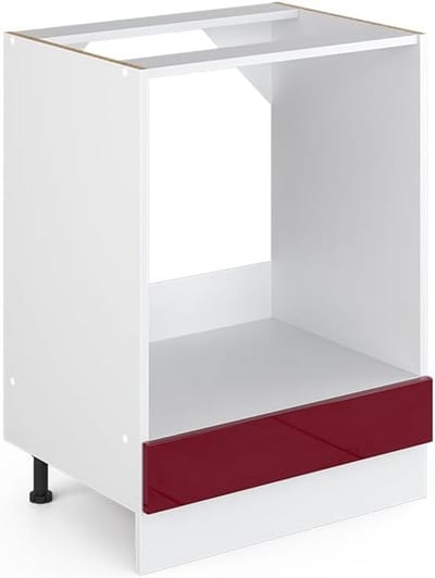 Modulaire Ovenkast 60 cm - Keukenmodule Onderkast Bordeaux R-Line