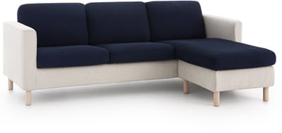Belmarti® Zitkussenhoes Bali - 180cm tot 230cm breed Blauw - Premium universele Belmarti® kussenhoezen voor zitbanken, caravans, boten en campers